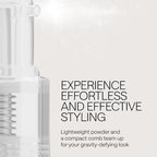 Hair Styling Powder for Men & Women - Lightweight Volumizer & Texturizer - Matte Finish, No Residue - Essential Barber Accessories - Hair Texture Powder for Men - Comb Included - 0.70 Oz