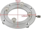 Microscope Accessories Kit 360 Degree Rotating Moving Platform Microscope, Clamp Plate Jig Working Table Microscope Slides
