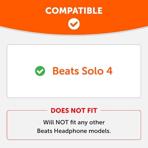 WC PadZ Solo 4 - Upgraded Replacement Earpads for Beats Solo 4 by Wicked Cushions | Enhanced Comfort & Sound Isolation | Cloud Pink