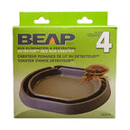 BEAPCO 10013 (Gray) 4-Pack Eco Friendly Bug Traps for Bed-Frame Legs | Reliable Insect Detectors, Interceptor, and Monitor for Pest Control and Treatment