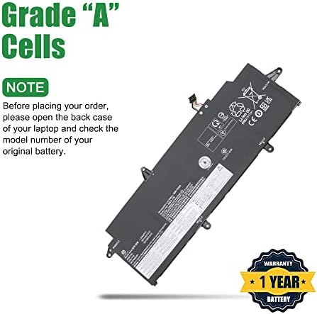 L20M4P73 Laptop Battery Replacement for Lenovo ThinkPad X13 Gen 2 2021 Gen 3 2022 Series SB10W51919 5B10W51818 SB10W51954 5B10W51853 L20L4P73 SB10W51953 L20C4P73 L20D4P73 15.36V 54.7Wh