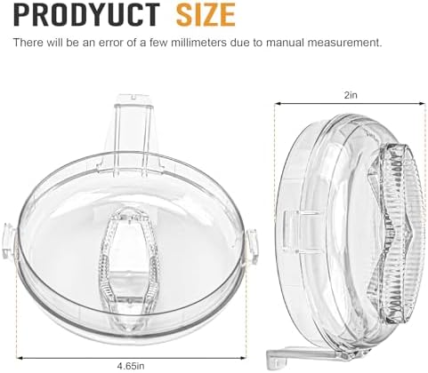 DLC-2AWBC-1 Food Processor lid Replacement for Cuisinart DLC-2A Mini Prep Plus Food Processor 3 Cup,Work Bowl Cover Models