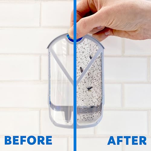 Zevo Plug-In Flying Insect Trap - 2 Bases + 2 Fruit Fly Cartridges
