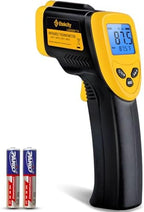 Etekcity Infrared Thermometer Laser Temperature Gun 774, Meat Food Candy Oven Thermometer for Griddle Accessories, Heat Gun for Cooking Refrigerator Tools, Yellow, -58°F to 842°F