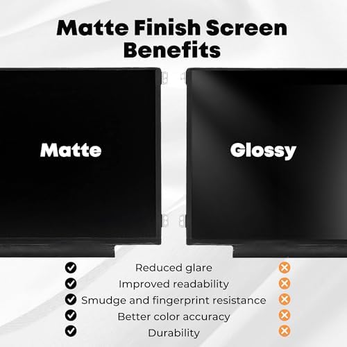 11.6” N116BGE-E32 - Matte LCD Screen Replacement fit for HP Chromebook 11 G3 G4 EE G5 G6 G7 G9 EE 11A G8 EE, ProBook 11 G2, Stream 11 Pro G3, fit for Lenovo Chromebook 100e Laptop LED Display