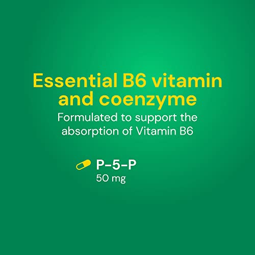Country Life P5P Vitamin B6 (Pyridoxal Phosphate) 50mg, 100 Tablets, Certified Gluten Free, Certified Vegan, Verified Non-GMO Verified