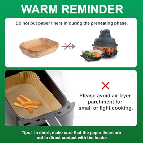 260pcs Air Fryer Liners disposable for Ninja Crispi, Parchment Paper Sheets Air Fryer Accessories for Ninja Glass Portable Cooking System
