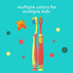 Colgate hum Kids Smart Manual Replacement Toothbrush Pack, Yellow & Coral - 2 Count