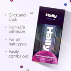Hally Hair Gems Pen Refill Set - Includes 180 Multicolored Adhesive Gem Stickers Hair Jewels - Stylish Hair Accessories for School, Halloween, Festivals, Wedding, Parties & More