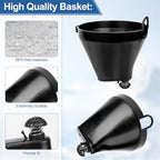 DCC-1200FB Coffee Filter Basket Holder Replacement for Cuisinart Coffee Makers, Brew Basket for Cuisinart Coffee Maker Parts DCC-1200, DCC-1200BCH, DCC-1200BW, DCC-1200CP, DCC-1200MRP1, DCC-1200W