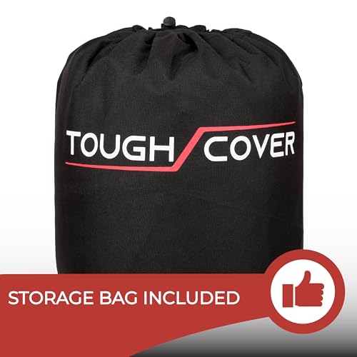 Tough Cover Snow Blower Cover - Basic Edition, Certified Waterproof, Heavy Duty 210D Marine Grade Fabric, Universal Fit, Outdoor Protection, Snowblower Cover Universal (Black)