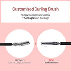 ETUDE Curl Fix Mascara #1 Black | A curl fix mascara that keeps fine eyelashes powerfully curled up for 24 hours by ETUDE's own Curl 24H Technology, Korean Makeup, Kbeauty, Perfect for Gift