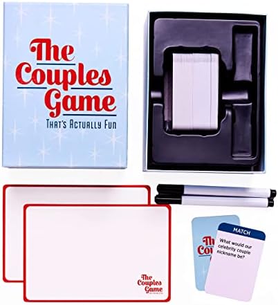DSS Games The Couples Game That's Actually Fun [Date Night Game, Couples Idea, Relationship Card Game, Couples Activity, Couples Card Game, 2 Player Game for Adults, Gift for Her, Gift for Him]