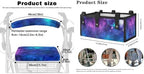 LedBack 3 Pcs Sets Rollator Walker Accessories Galaxy Print Universal Fit Walker Seat Cover Rollator Walker Seat & Backrest Covers, Rollator Storage Under Seat Bag