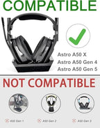 A50 Gen 4 Mod Kit - defean Replacement Earpads and Headband Compatible with Astro A50 Gen 4 Headset,Ear Cushions, Upgrade High-Density Noise Cancelling Foam, Added Thickness