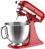 Stainless Steel Mixer Bowl for KitchenAid Artisan & Classic Series 4.5 Quart / 5 Quart Tilt-Head Stand Mixers, KSM150 Stainless Steel Bowl Replacement, Mixing Bowl for KitchenAid, Silver