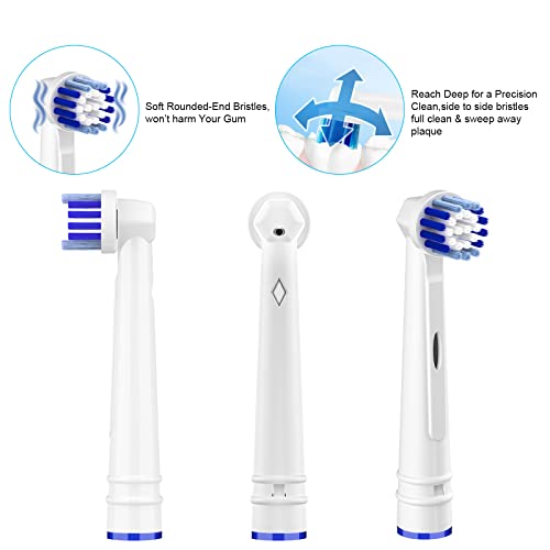 Replacement Toothbrush Heads Compatible with Oral B Braun,16 Pack Electric Toothbrush Heads Brush Heads Refill for Oral-B 7000/Pro 1000/9600/ 500/3000/8000