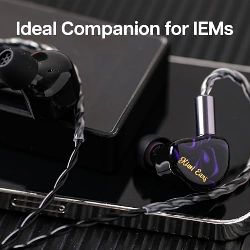 Linsoul Kiwi Ears Flex Earbud Tips, Replacement Silicone IEM Tips, 3 Pairs, S/M/L Size, for KZ ZS10 Pro 2, SuperMix 4,Hype4,Orchestra Lite, Cadenza Wired/Wireless Earphones (Black)