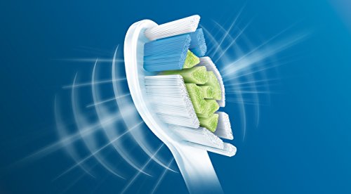 Philips Sonicare Genuine W DiamondClean Replacement Toothbrush Heads, 4 Brush Heads, White, HX6064/65