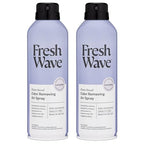 Fresh Wave Lavender Odor Eliminator Spray & Air Freshener, 8 oz. | Pack of 2 | Non-Aerosol, Fine Mist | Safer Odor Relief | Natural Plant-Based Odor Eliminator | For Furniture, Fabrics & Trash