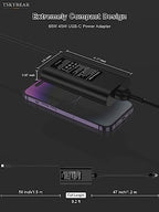 65W 45Watt for Dell Laptop Charger AC Adapter Replacement-for Dell USB C Charger Latitude 5420 5520 5320 7420 5430 7390 7320 7400,XPS 13 Chromebook 3100 Computer Type C Fast Charging Power Supply Cord