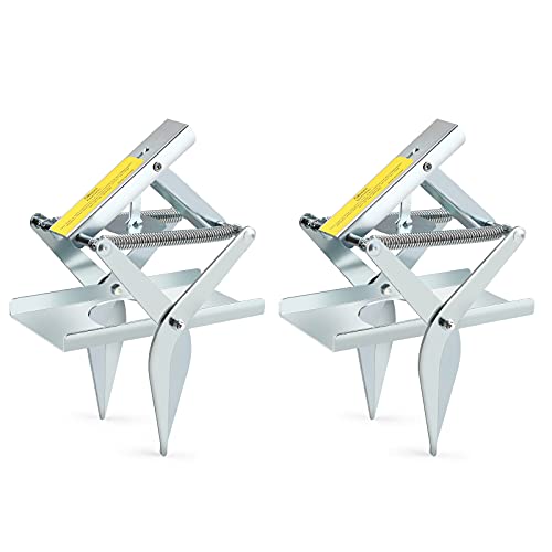 Garsum Plunger Mole Trap Reusable Quick and Clean Kill,2 Scissor Traps