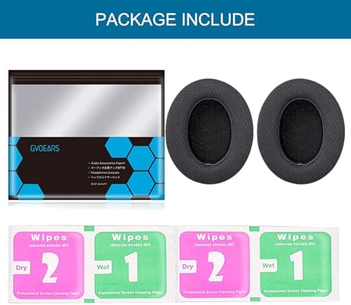 Replacement Ear Pads for Sennheiser HD280/HD280-13/HD280-Pro/HD281/HMD280/HMD280 Pro/HMD280-13/HMD281/HMD281 Pro Headphones, Earpads Cushions with Upgrade Memory Foam - Black