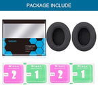 Replacement Ear Pads for Sennheiser HD280/HD280-13/HD280-Pro/HD281/HMD280/HMD280 Pro/HMD280-13/HMD281/HMD281 Pro Headphones, Earpads Cushions with Upgrade Memory Foam - Black