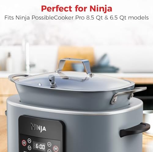 Goldlion Adjustable Steam Release Valve Compatible with Ninja Crockpot Slow Cooker - Steam Control Plug & Pressure Seal Accessories for Ninja Foodi Possiblecooker Pro, 2 Pack