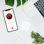 Wireless Charging Case for AirPods 1st/ 2nd Gen, Charger Case Replacement for Air Pod 1/2 Generation, Support Blue-Tooth Pairing Sync Button and Built-in 450 mAh, No Earbuds