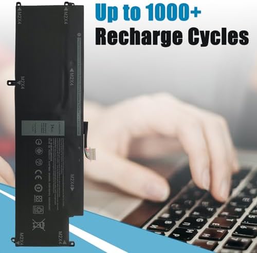 XCNR3 Laptop Replacement Battery for Dell Latitude 13 7370 Ultrabook Series 0XCNR3 WY7CG MH25J 7.6V 34WH/4250MAH 4-Cell