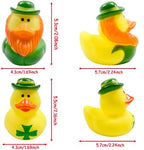 36 Pcs St. Patrick's Day Rubber Ducks,Baby Showers Accessories,Mini 2.16" Duckies Bath Toys for Kids St. Patrick's Day Party Favors,Gift Exchange (St. Patrick's Day)