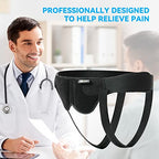 Hernia Belts for Men,Medical Hernia Guard Inguinal Truss for Single/Double,Sports Hernia Adjustable Waist Strap with 2 Removable Compression Pads (Large)