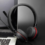 SOULWIT Replacement Ear Pads Cushions for Jabra Evolve 65/40/30/20 Headphones, Earpads for Jabra Evolve 65UC 65MS/ 40UC 40MS/ 30US 30II/ 20SE 20UC 20MS Headset - Evolve 65 PL Black