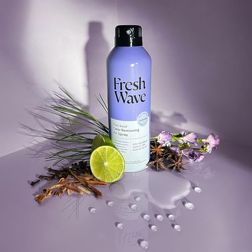 Fresh Wave Lavender Odor Eliminator Spray & Air Freshener, 8 oz. | Pack of 2 | Non-Aerosol, Fine Mist | Safer Odor Relief | Natural Plant-Based Odor Eliminator | For Furniture, Fabrics & Trash