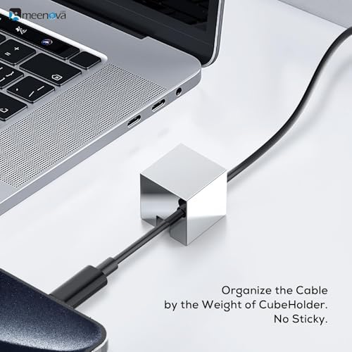 Cord organizer 304 Stainless Steel Cable Holder, Cable management Aesthetic Cute Desk Accessories, Office Computer Desk Organizers, Cord Management, Charging Wire Nightstand Organizer