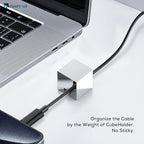 Cord organizer 304 Stainless Steel Cable Holder, Cable management Aesthetic Cute Desk Accessories, Office Computer Desk Organizers, Cord Management, Charging Wire Nightstand Organizer