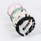 WOVOWOVO 4 Pieces Braided Headband for Women Girls Fashion Hairband for Women's hair Wide Headbands Non Slip Hairhoop Solid Colors Accessories