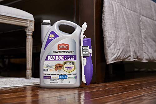 Ortho Home Defense Max Bed Bug, Flea and Tick Killer with Comfort Wand, Bed Bug Killer Spray, 1 gal., Purple