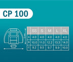 SpinFit CP100 for IEM - L - Patented Silicone Eartips for Replacement, Secure Fit and Supreme Comfort (2 Pairs) (for Nozzle Diameter from 4.5-5mm)