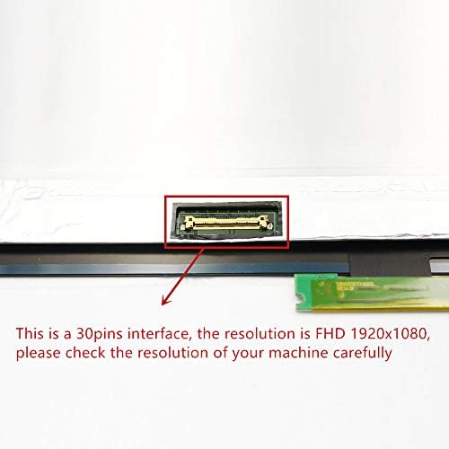 Screen Replacement for HP Spectre X360 13-4000 13-4103DX 13-4110DX 13-4193DX 13-4195DX P/N 833712-001 13.3" FHD LCD Display Touch Screen Digitizer Assembly