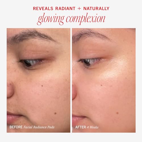 First Aid Beauty - Facial Radiance Pads with Glycolic & Lactic Acids – Daily Exfoliating Pads with AHA that Help Tone & Brighten Skin – Makeup Prep Pads - Compostable for Daily Use – 60 Pads