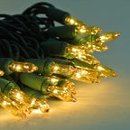 Dazzle Bright Christmas Lights, 20FT 100 Count Incandescent Waterproof Mini String Lights Plug in, Connectable Christmas Decorations for Outdoor Home Party Garden Yard (100 Count, Warm White)