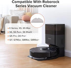 roborock Microfiber Mop Cloth 2 Packs Compatible with E Series, S5, S5 Max, S6, S6 Pure, S6 MaxV, Q5, Q5 Pro, Q5 Pro+, Q7, Q7Max, Q8Max and Q8Max+ Robot Vacuum Cleaner, Replacement Accessories