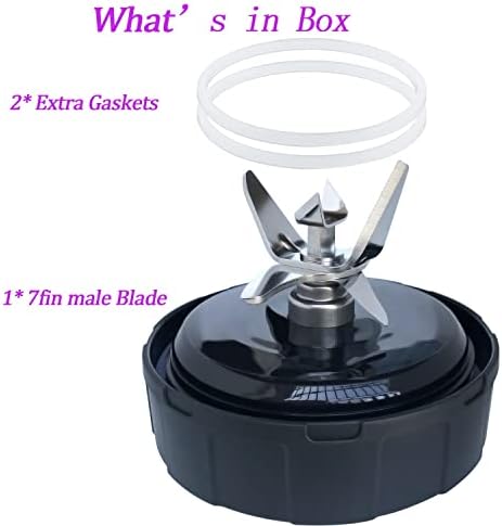 [ New Model] Replacement blender Blade for Ninja Accessories, Only Compatible with Nutri Ninja Foodi Power Blender SS150,SS151,SS300, SS350,SS351, SS351TGT, CO351B, SS100, SS101, SS101C, CO101B