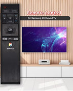 Remote Control Replacement for Samsung HUB 4K Curved TV BN59-01220E RMCTPJ1AP2 BN5901220E UN55JU6700F