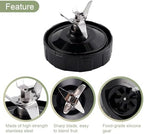 2-pack 7-Fins Extractor Blade Assembly Blender Blade Replacement Parts Compatible with Nurti Ninja Blenders Auto iQ BL480 BL482 BL642 BL682 NN102