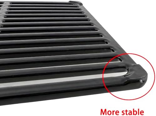 Direct store Parts DC113 Cast Iron Cooking grid Replacement for Charbroil 463247209, 463247310, 463248208, 463224912, 463231711, for Cuisinart, Tuscany Gas Grill, set of 3, 18 1/8" x 30" Total