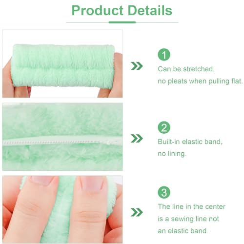 Chanaco Face Wash Headband, Spa Headband, Skincare Headband, Makeup Headband, Wrist Bands for Washing Face, Funny Gifts for Women, Cute Hair Accessories for Girls