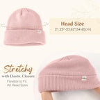YANIBEST Beanie Hat for Women Men Satin Lined Beanie Hats Winter Hat Womens Cuffed Beanies Knit Skull Cap Warm Ski Hat Unisex